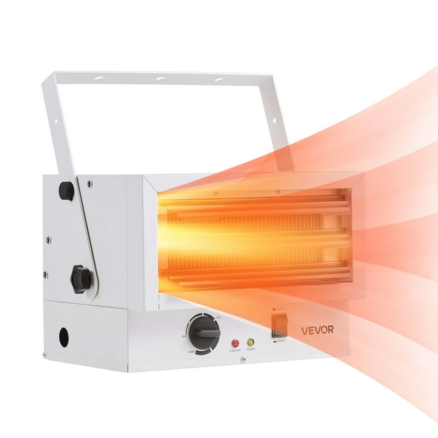 VEVOR Electric Garage Heater 5000Watt Ceiling Mount Low Noise for Workshop