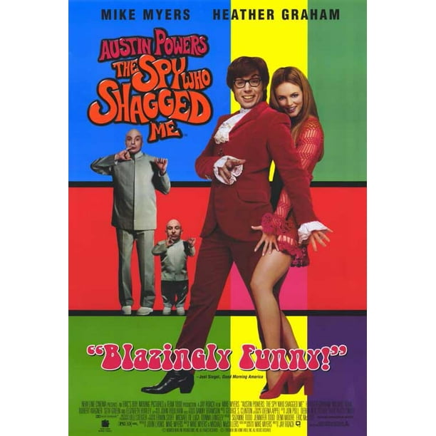 Austin Powers 2 The Spy Who Shagged Me Movie Poster 11 X 17 Style C Walmart Com Walmart Com
