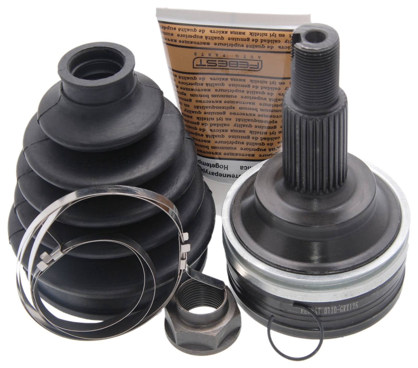 Febest OUTER CV JOINT 29X72.5X30 # 0110-080 OEM 43460-80033