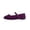 Dark Purple, variant on Ankle Strap Mary Jane Flats for Women, Mary Janes for Women Suede Round Toe Cute Ballet Flats Slip On Casual Dressy Comfortable Ballerina Shoes, Beige 5