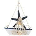 thumbnail image 1 of Decoración de velero, modelo de velero de madera, decoración de temática náutica para baño, 1 of 7