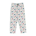 thumbnail image 6 of Uemuo Sea Turtle Pattern Women's Wide Leg Palazzo Lounge Pants with Pockets Light Weight Loose Comfy Casual Pajama Pants-, 6 of 9