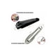 thumbnail image 2 of Alicate Para Uñas Corta Antisalpicaduras Pedicure Y Manicure 10 Pz Plata con Negro Malubero Alicate Para Uñas, 2 of 4