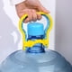 thumbnail image 1 of Botella de agua con asa, fácil de levantar, resistente, de acero inoxidable, ideal para acampar, 2 litros, duradera, portátil, para senderismo, con asa ajustable, no plegable, para la oficina, 1 of 7