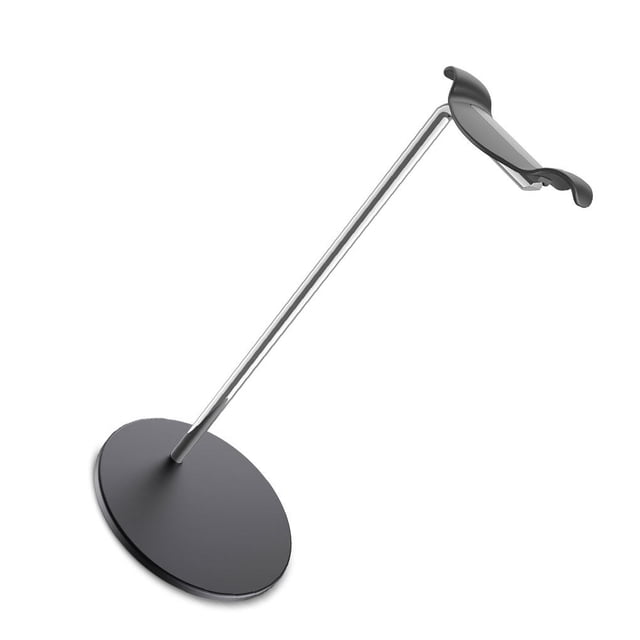 Sidaley Colgador de auriculares Soporte para auriculares Soporte de estante Organizador de exhibición universal de metal Dormitorio Estante de Videojuegos y accesorios Negro