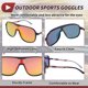 thumbnail image 5 of 1 juego de gafas de motocicleta Tri-Acetyl Cellulos UV400 gafas de sol para deportes al aire libre para motocross, bicicleta de tierra, ATV, lente roja, marco negro y rojo, 5 of 6