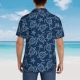 thumbnail image 3 of Lsque Sea Turtle pattern Hawaiian Shirt for Men, Unisex Summer Beach Casual Short Sleeve Button Down Shirts-Small, 3 of 9