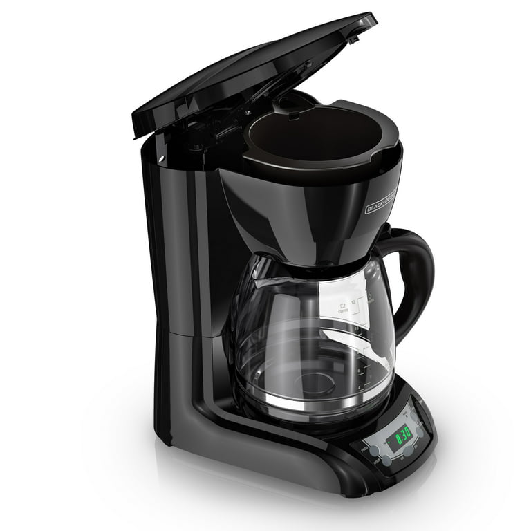 Black+Decker Coffee Maker with Permanent Filter and Vortice Drip System, 12  Cups CM1331S-LA - ATBIZ