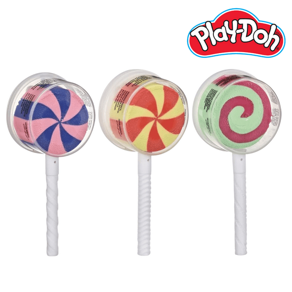 Play-Doh Lollipop Shape Set, 3-Pack Modeling Dough, Colors May Vary