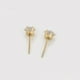 thumbnail image 5 of Clásicos Aretes Broquel Cristal Swarovski Dama Oro Laminado dorado Unitalla, 5 of 7