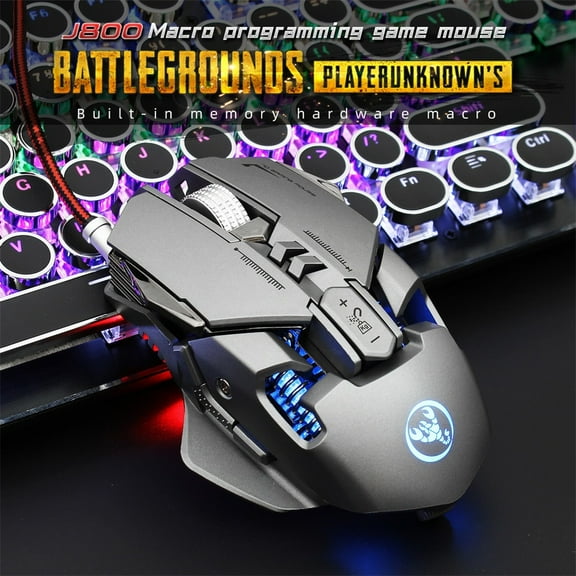 ZFYXGS Mechanical Define the game USB Wired 6400DPI Gaming Mouse Mice For PC