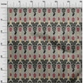 thumbnail image 2 of oneOone Viscose Jersey Fabric Stripe & Paisley Ikat Decor Fabric Printed BTY 60 Inch Wide, 2 of 5
