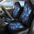 thumbnail image 2 of Uorisanigo Blue Butterflies Car Seat Covers 2 Pcs, Waterproof Universal Front Seat Protector, Easy to Install Automobile Interior Decorate Accessories Universal Fit for Car SUV Trucks, 2 of 7