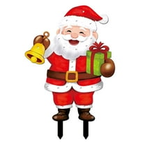 ​​ZCSKFIN LED Illuminated Christmas Garden Stakes for Outdoor Holiday Decor, Lighted Yard Signs and Patio Decorations for Xmas Tree Accents, Weatherproof Seasonal Festival Prop​