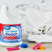Great Value Concentrated Low Splash Bleach, 121 fl oz