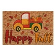 thumbnail image 1 of Halloween Decorations Entry Way Door Mat Indoor Thanksgiving Welcome Happy Ha Rvest Happy Fall Pumpkin Print Color Block Non Slip Funny Rugs, 1 of 5