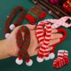 thumbnail image 2 of 10p Mini Knitting Scarf Socks Doll Scarf Brooch Sweater Pins Badge Collar Clothes Doll Accessories DIY Craft Christmas Ornaments, 2 of 4