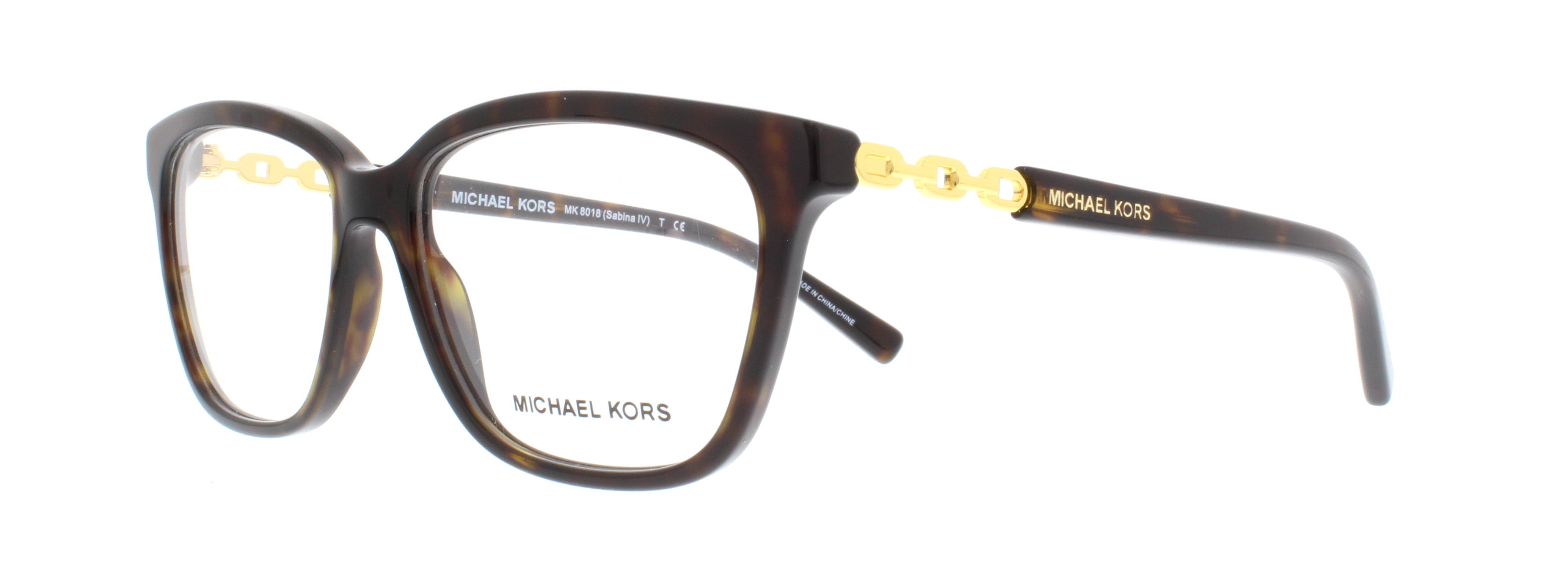 MICHAEL KORS Eyeglasses MK 8018 3108 Pink Tortoise/Rose Gold 52MM -  