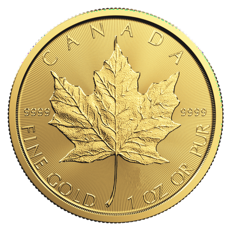 Canadian Gold Maple Leaf 1 oz Coin - Random Year
