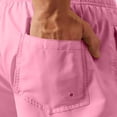 thumbnail image 6 of Shorts for Men Casual Elastic Waist Drawstring Solid Color Pockets Sweat Shorts Breathable Cotton Shorts Lightweight Summer Beach Daily Wear, 6 of 6