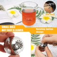thumbnail image 4 of Bola de té, infusor de té, filtro de té de acero inoxidable de malla fina con cadena, 4 of 5