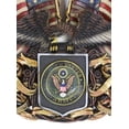 thumbnail image 2 of Patriotic US United States Army Eagle Emblem With 2 American Flags Wall Decor, 2 of 10