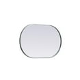 thumbnail image 5 of Elegant Decor Metal Frame Oval Mirror 20x30 Inch in Silver, 5 of 12