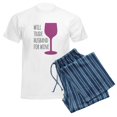 thumbnail image 6 of CafePress - Husband For Wine Men's Light Pajamas - Men's Light Loose Fit Cotton Pajama Set, 6 of 7