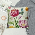 thumbnail image 2 of Nawypu  Tulip Spring Floral Pillow Covers Farmhouse Garden Colorful Pillows Case for Patio Sofa Bed Home Decor, 2 of 5