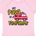 thumbnail image 4 of Inktastic My Papa is a Firefighter with Fire Truck Boys or Girls Baby Bodysuit, 4 of 5