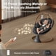 thumbnail image 5 of Baby Swing Monamii Bluetooth con altavoz de música de 5 velocidades, color negro, 5 of 6