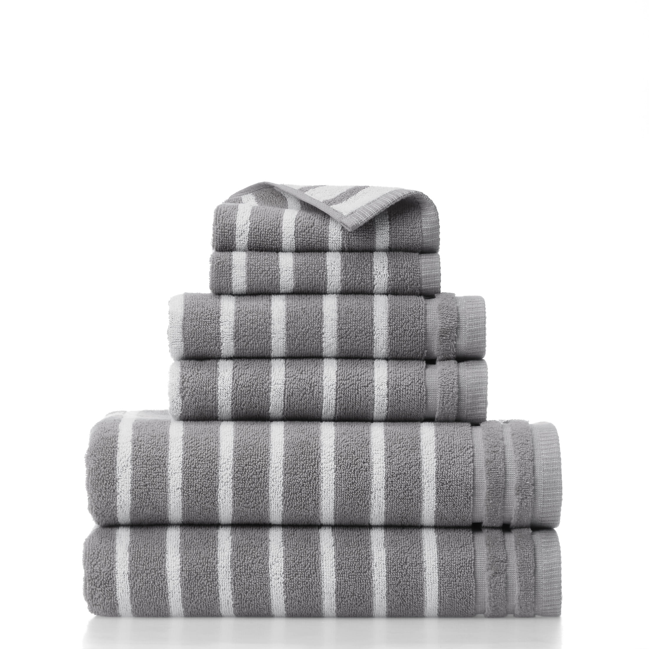 4 Pack The Big One Oversized Bath Towels 30x54 NEW Cotton Dove 