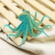 thumbnail image 4 of Adorno de acuario Methold Pulpo artificial fluorescente con ventosa azul, 4 of 6