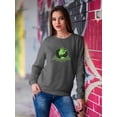 thumbnail image 2 of Fear Makes Us Stronger Sweatshirt Women -Image by Shutterstock, Female 3X-Large, 2 of 4