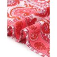 thumbnail image 5 of Agnes Orinda Women's Plus Size School College Bohe Tops Floral Print V Neck 3/4 Sleeve Dressy Top Casual Work Tunic Blouses 3X Orange, 5 of 6