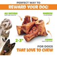 thumbnail image 5 of K9warehouse - Premium Beef Marrow Bones for Aggressive Chewers (2-3") 3-Count - Long-Lasting Chew - Stuffed with Nutrient-Rich Marrow - Dental Treats for All Dogs, 5 of 7