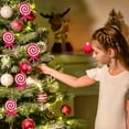 thumbnail image 4 of NOGIS 12Pcs Christmas Candy Cane Plastic Candy Decorations Peppermint Ornaments for Christmas Tree Candy Lollipop Craft Decor for Xmas Home Party Supplies (Pink), 4 of 6