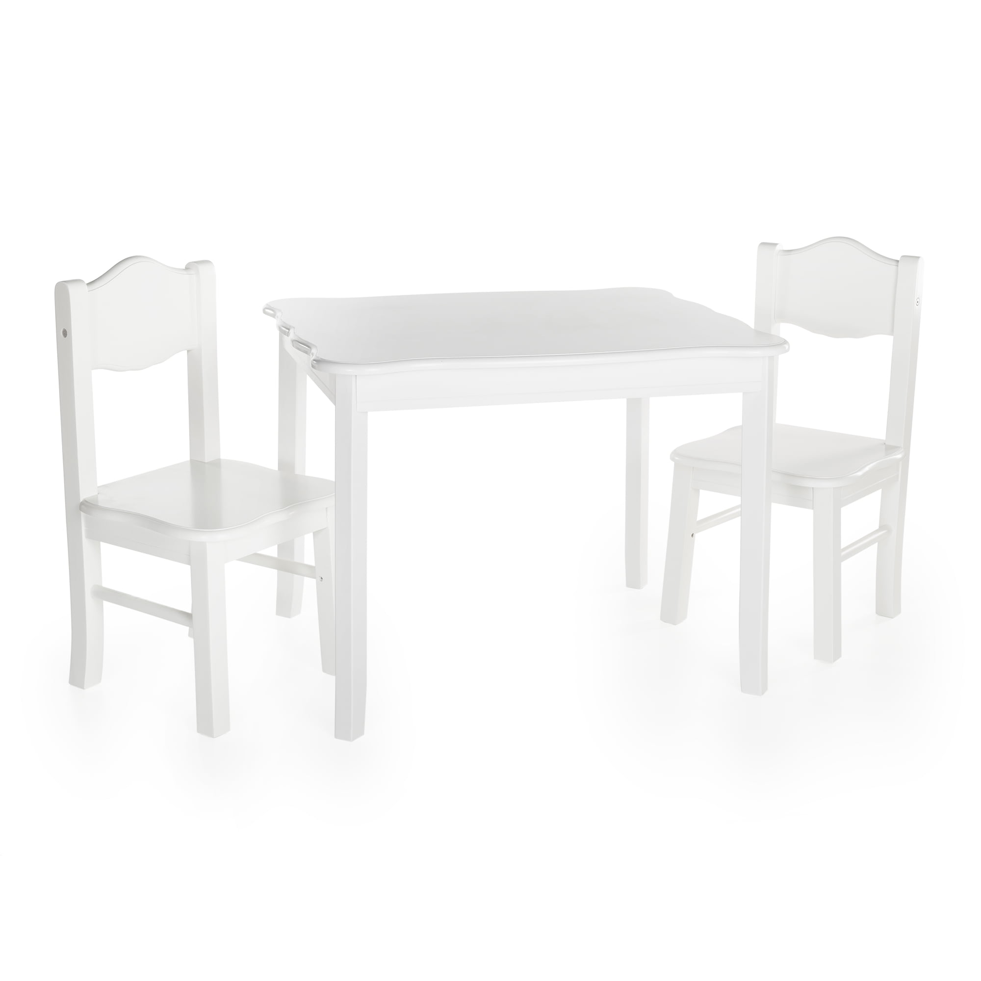 Classic Table and Chairs Set White