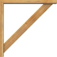 thumbnail image 3 of Ekena Millwork 4"W x 34"D x 34"H Traditional Block Rough Sawn Bracket w/ Offset Brace, Western Red Cedar, 3 of 25