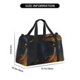 thumbnail image 3 of Balery Glowing Snake Dark Forest Bolsa de Gimnasio para Mujeres, Bolsa de Viaje con Bolsillo Húmedo, Bolsa de Fin de Semana para Mujeres, Bolsa de Viaje Resistente al Agua, 3 of 7