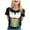 Black, variant on LOVZFMLL Women's Summer Tops Women Fashion Summer Printed Regular Women Short Sleeves Round Neck