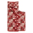 thumbnail image 2 of Red Christmas Patchwork Pattern Toddler Nap Mats for Kids Preschool,50"x20" Sleeping Mat Bag or Kids,Toddler Sleeping Bag,Toddler Nap Mat or Daycare, 2 of 6