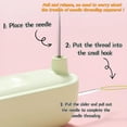 thumbnail image 3 of HLONK 2 in 1 Needle Threader Seam Ripper  Upgraded Automatic Needle Threaders Tool  Needle Threaders for Quick Sewing  Quilting Supplies Sewing Kit  Quickly Thread The Needle, 3 of 7