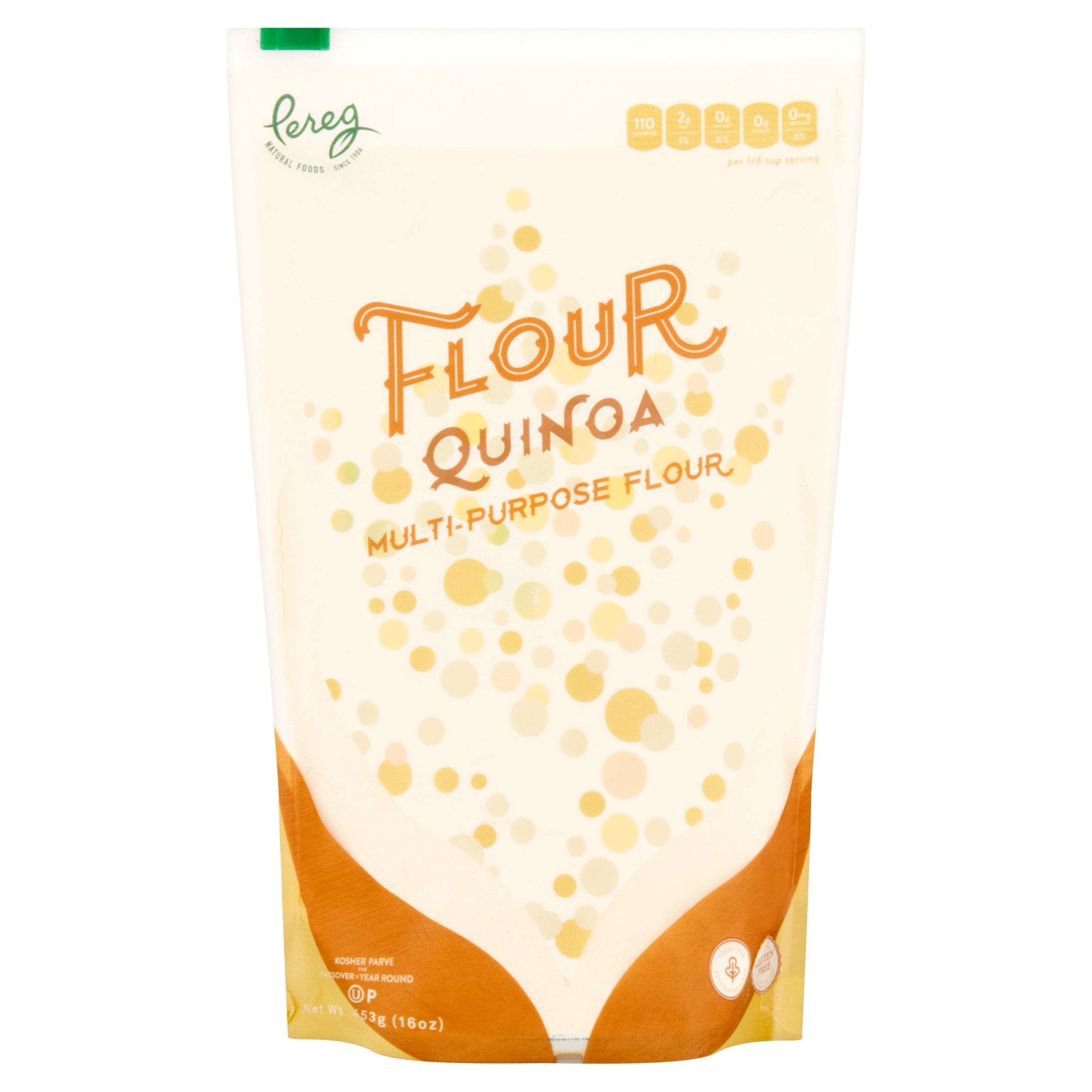 Pereg Gourmet Flour Quinoa,16 Oz (Pack Of 6)