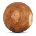 thumbnail image 3 of Natural Teak Ball - Orb Wooden Balls - Teak Root Decorative Balls for Centerpiece Bowls (8"), 3 of 4