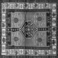 thumbnail image 1 of Ahgly Company Indoor Square Persian Gray Traditional Area Rugs, 8' Square, 1 of 1