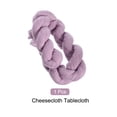 thumbnail image 3 of Uxcell 13Ft Cheesecloth Table Runner 35 x 157 Inch Rustic Gauze Tablecloth, Lilac, 3 of 6