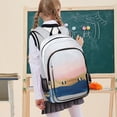 thumbnail image 7 of FORMRS Unisex School Backpack 17" Student Travel Bag with Laptop Compartment, Abstract Painting, 7 of 7