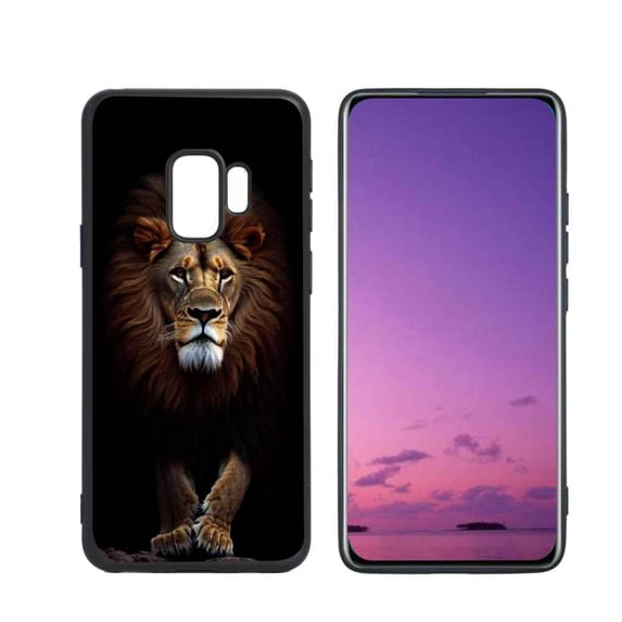 Compatible with Samsung Galaxy S9 Phone Case, lion-animal6 Case Silicone Protective for Teen Girl Boy Case for Samsung Galaxy S9
