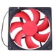 thumbnail image 1 of Ventilador de 12 cm 120 mm DC12V 1800R 120x120x25mm Refrigeración de 2 pines para PC JShteea  El nuevo, 1 of 3